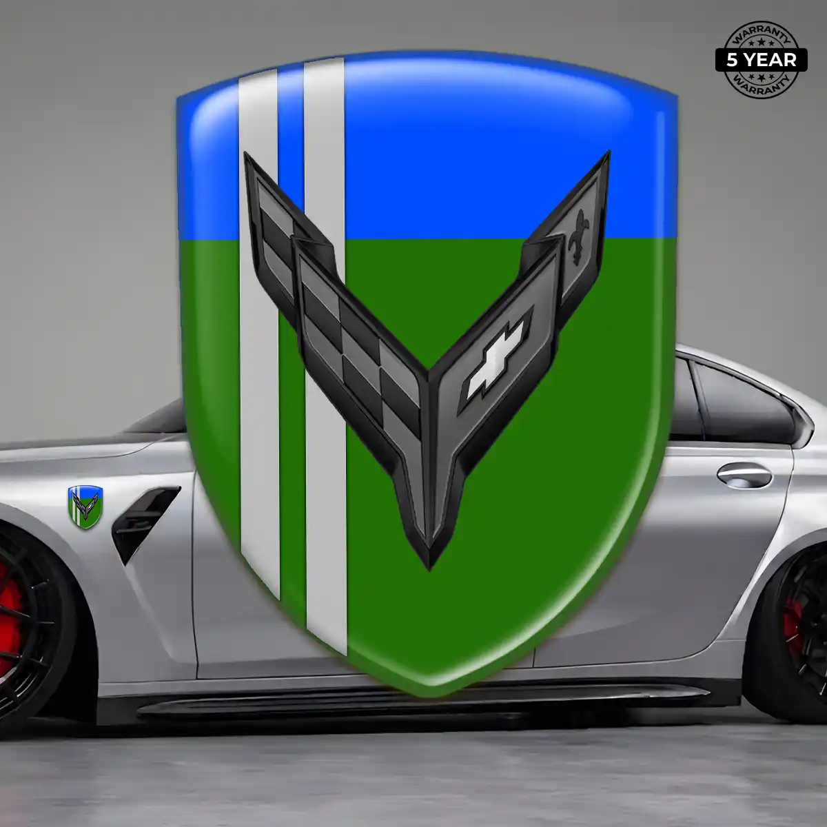 Chevrolet Corvette Emblem Crest Signature Grade