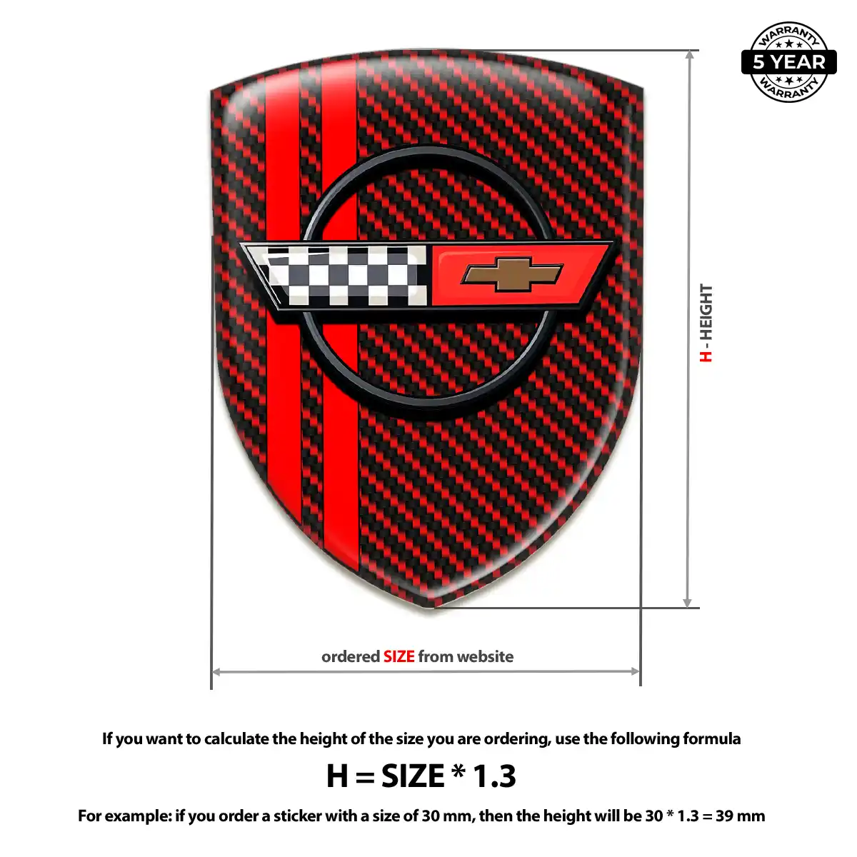 Chevrolet Corvette Emblem Elite Finish