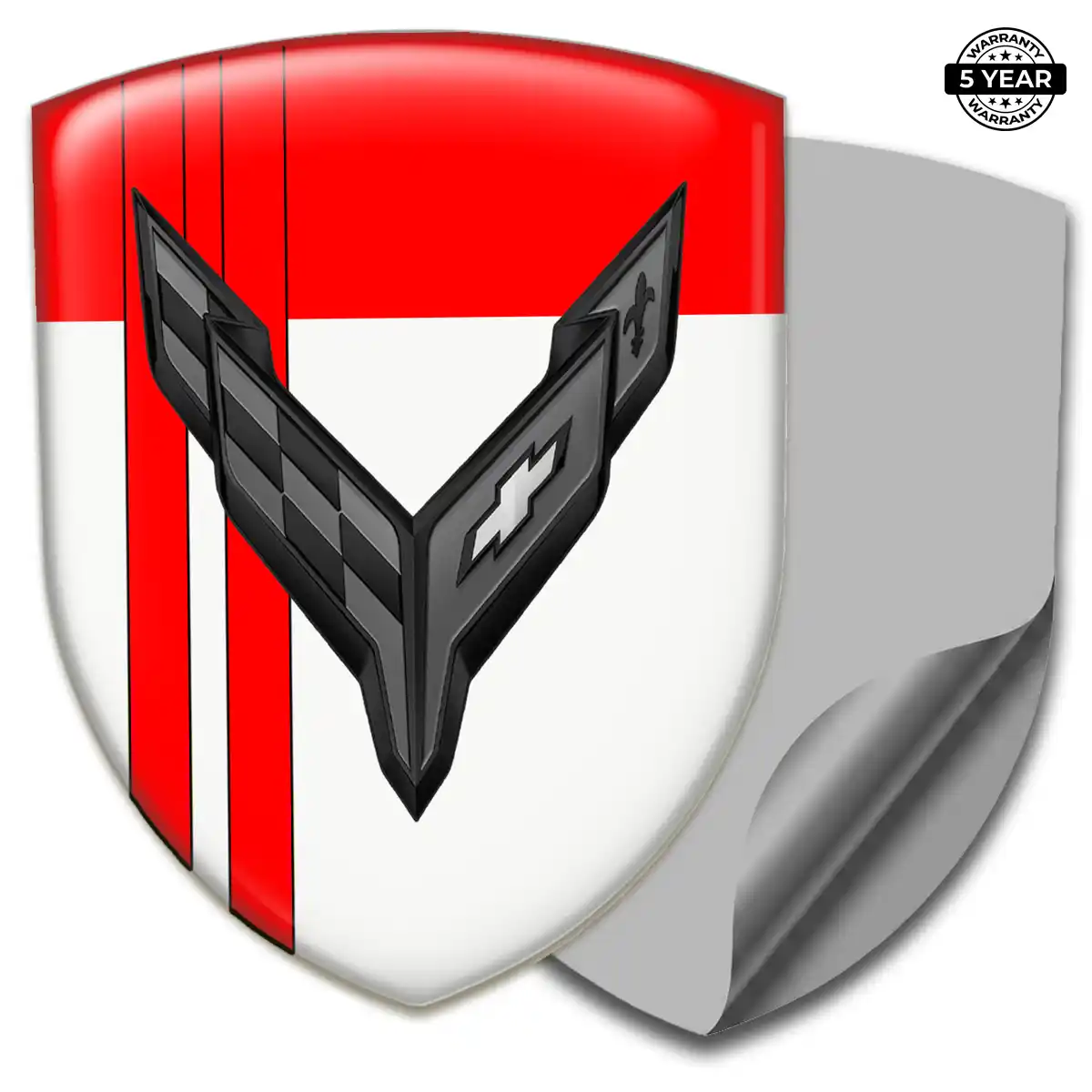 Chevrolet Corvette Emblem Logo Badge Prestige Line