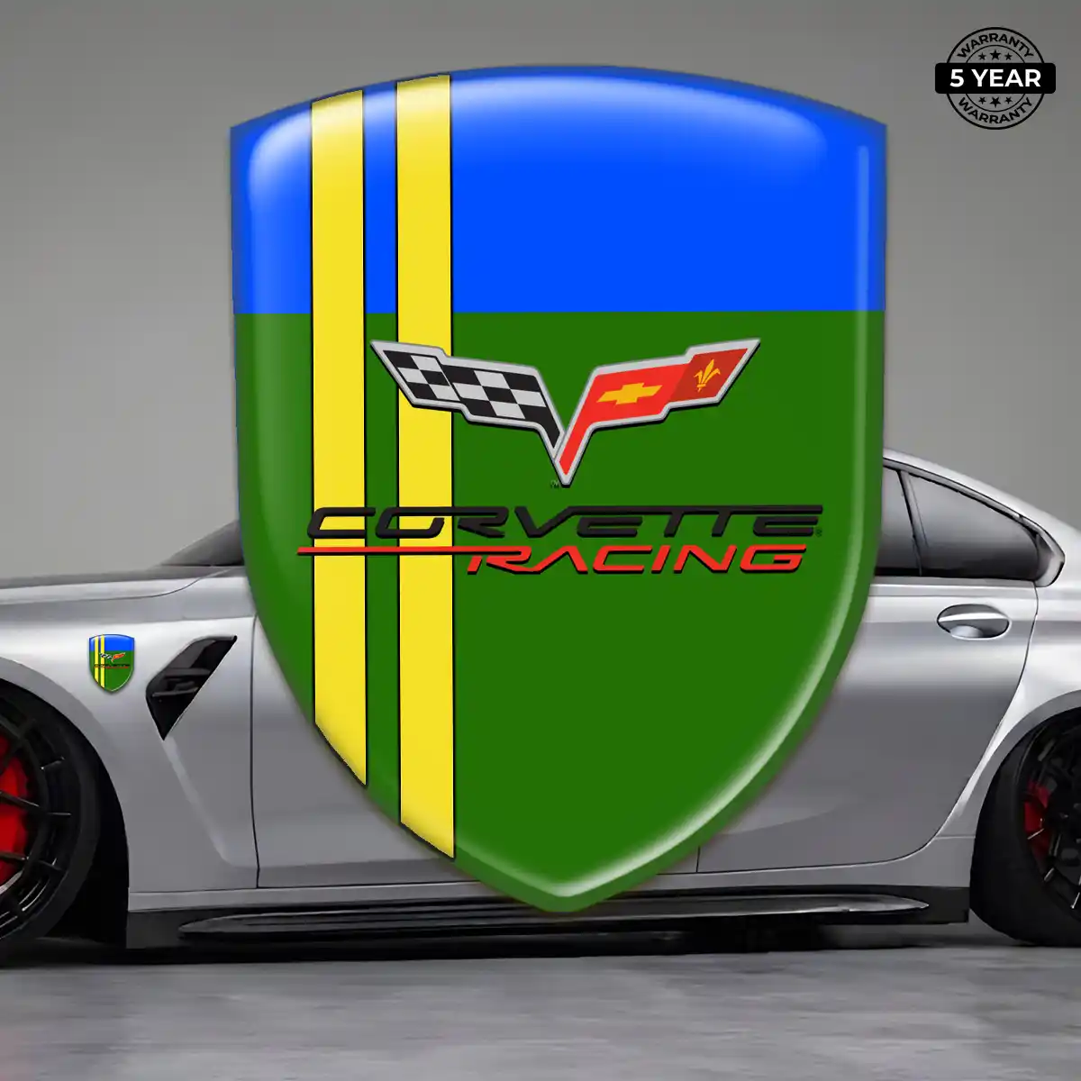 Chevrolet Corvette Emblem Logo Badge Prime Quality