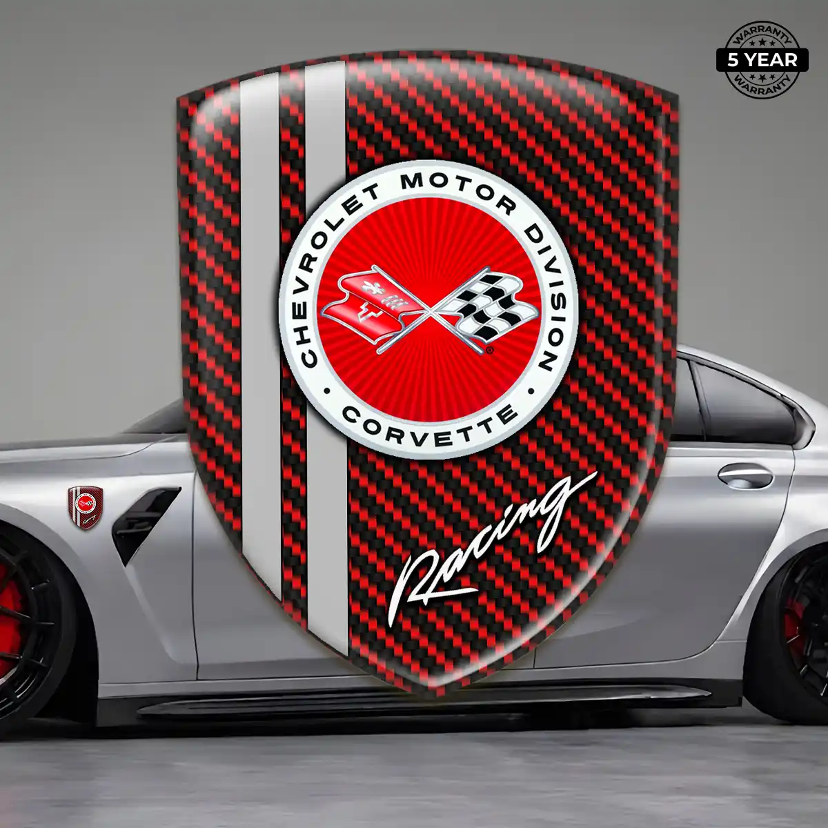 Chevrolet Corvette Emblem Logo Elite Finish
