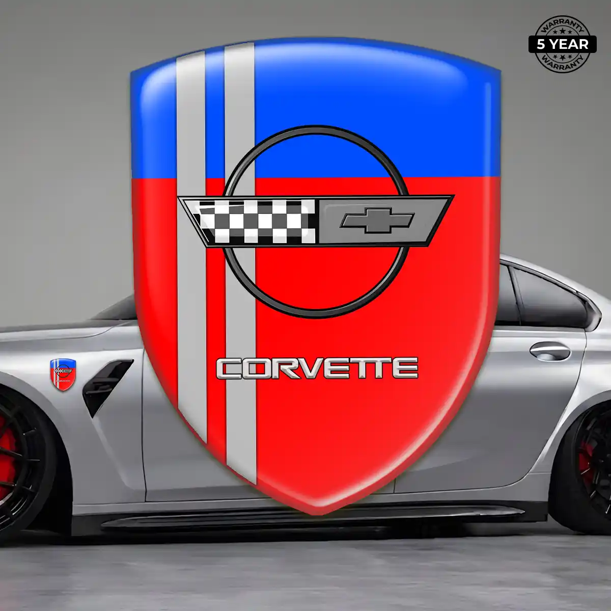 Chevrolet Corvette Emblem Logo Refined Design