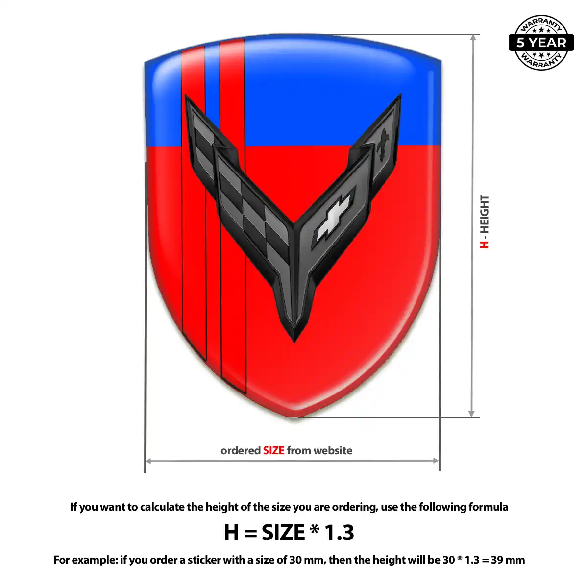 Chevrolet Corvette Emblem Logo Signature Grade