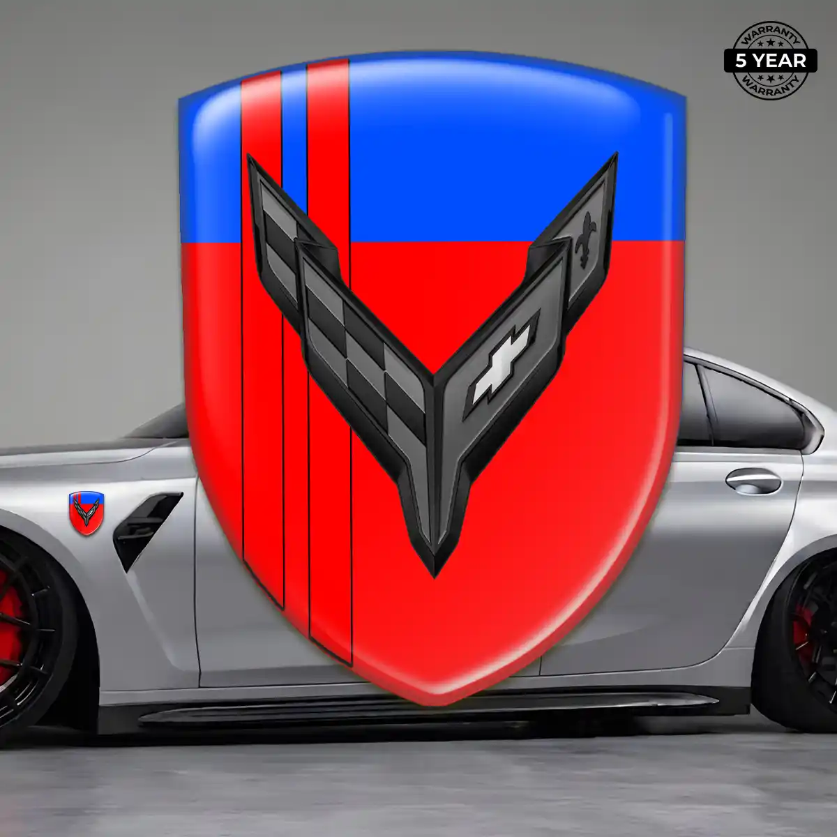 Chevrolet Corvette Emblem Logo Signature Grade