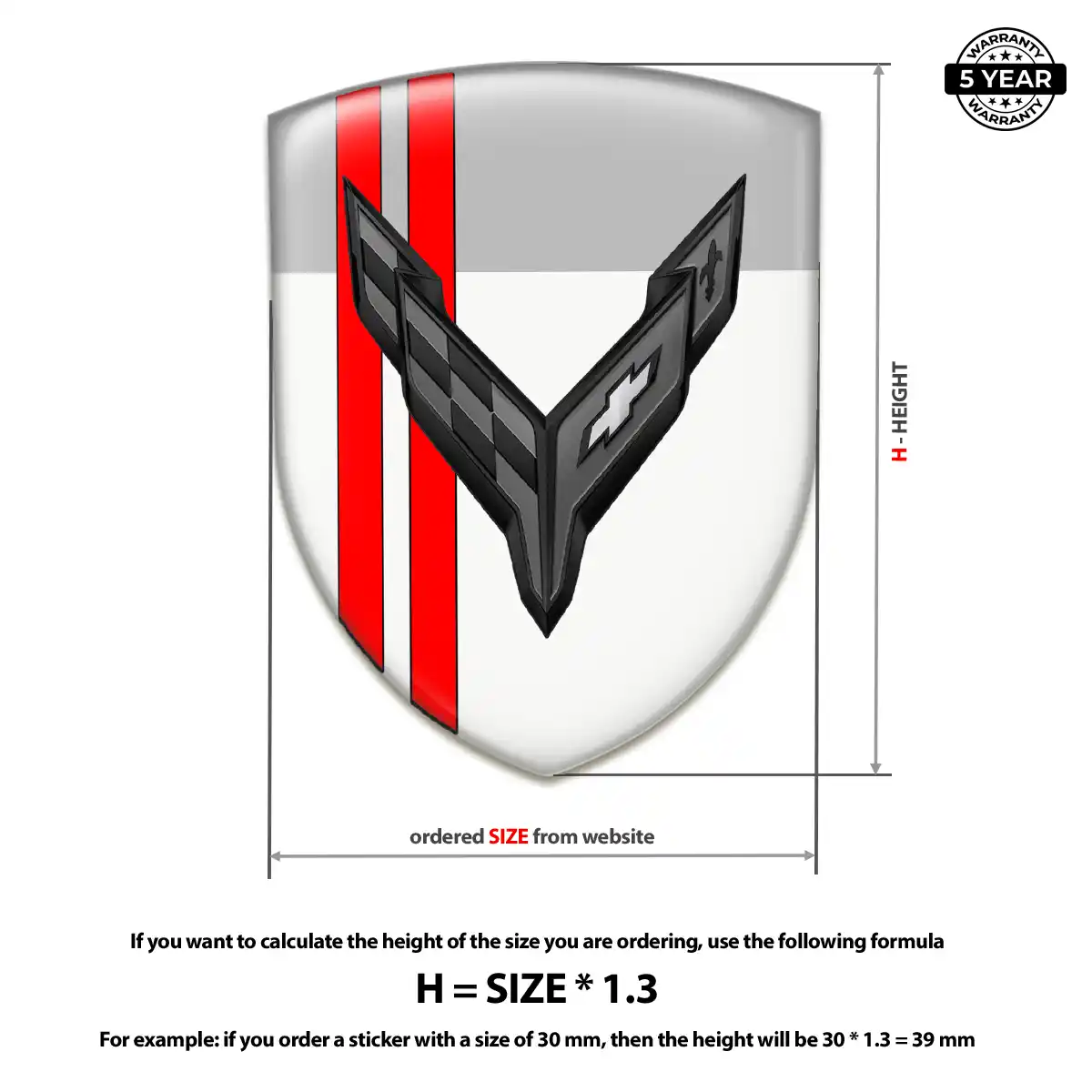 Chevrolet Corvette Emblem Prestige Line