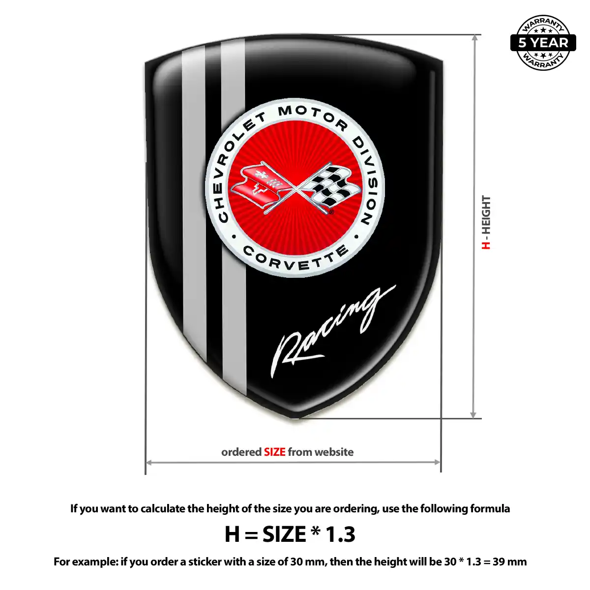 Chevrolet Corvette Emblem Refined Design