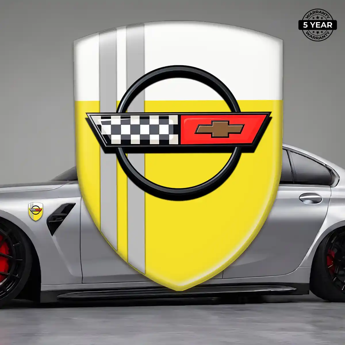 Chevrolet Corvette Emblem Shield Elite Finish