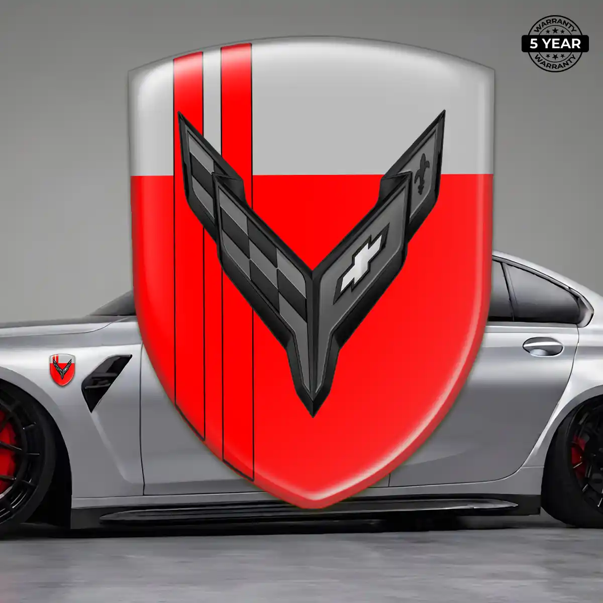 Chevrolet Corvette Emblem Shield Signature Grade