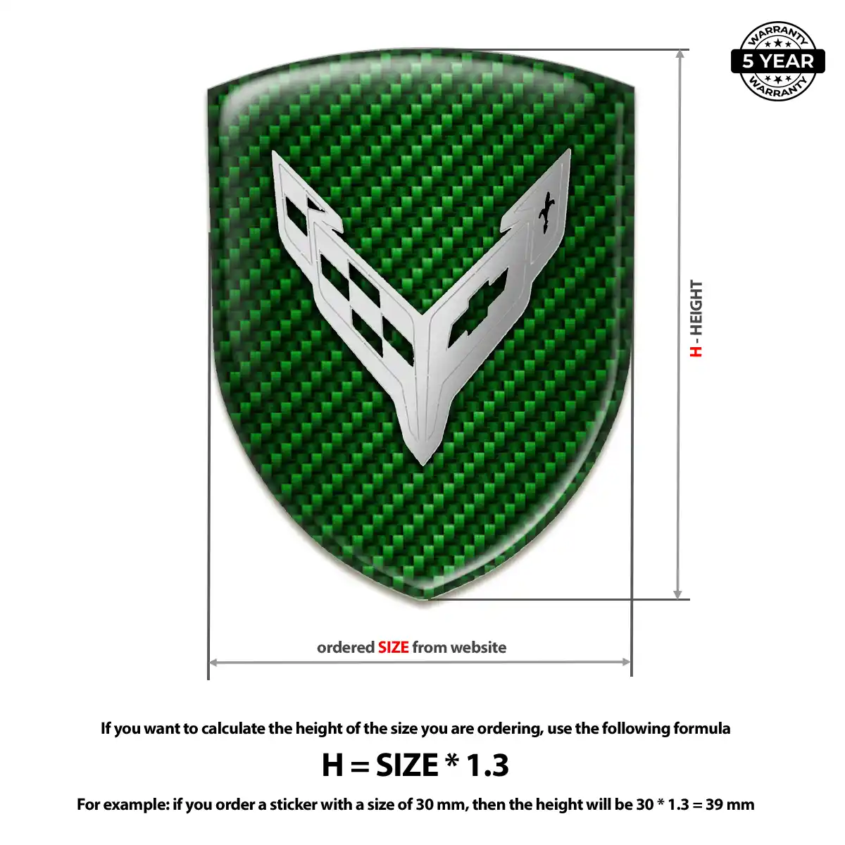 Chevrolet Corvette Emblem Signature Grade
