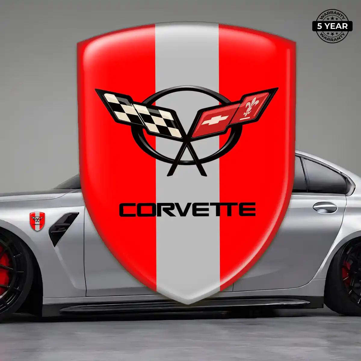 Chevrolet Corvette Emblem Silicone Elite Finish