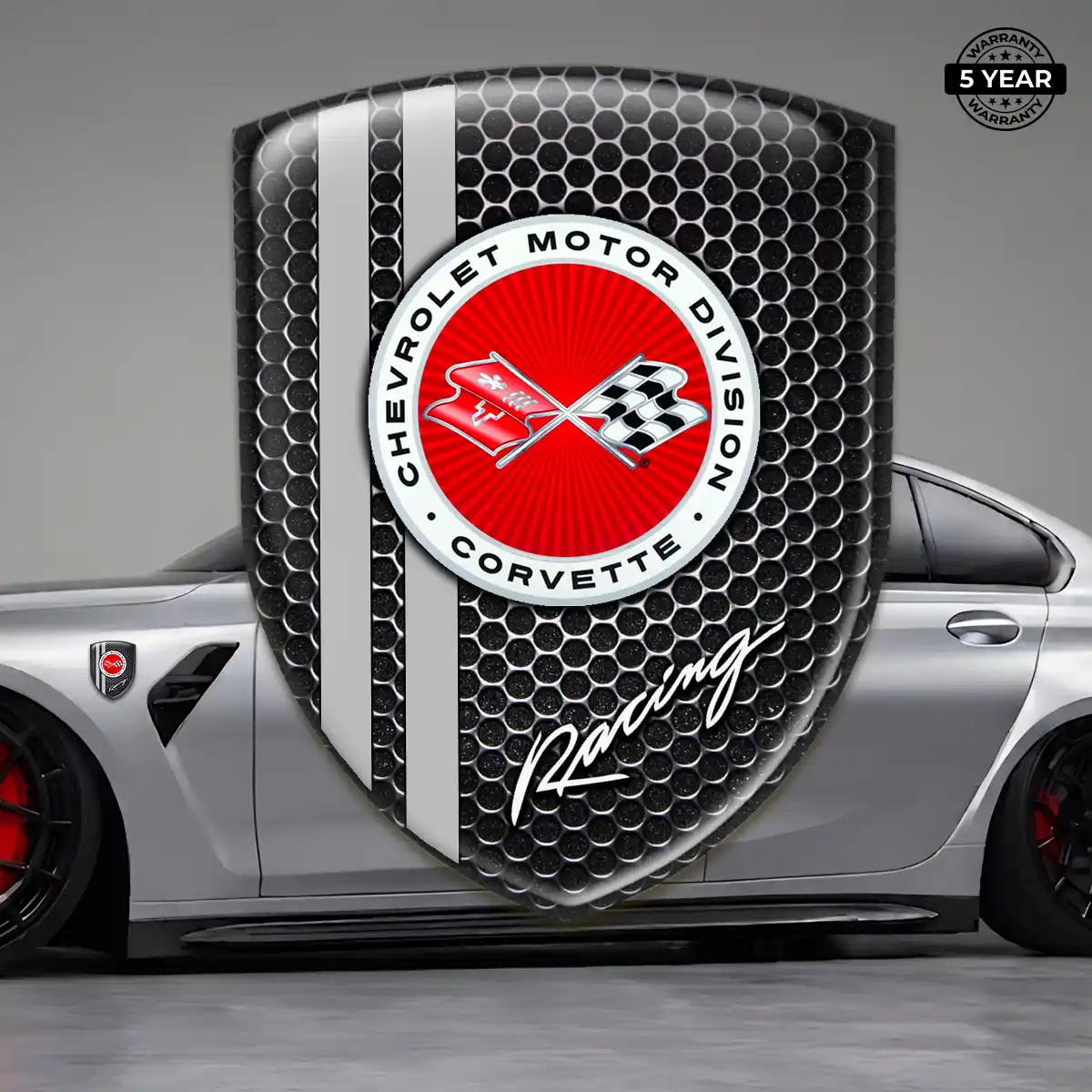 Chevrolet Corvette Emblem Silicone Refined Design
