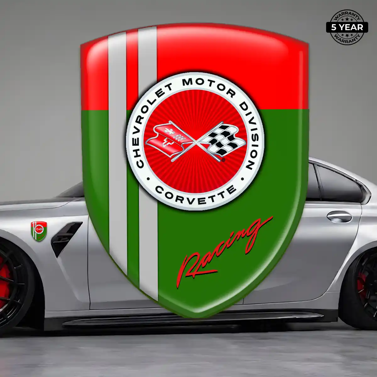 Chevrolet Corvette Emblem Silicone Sleek Style