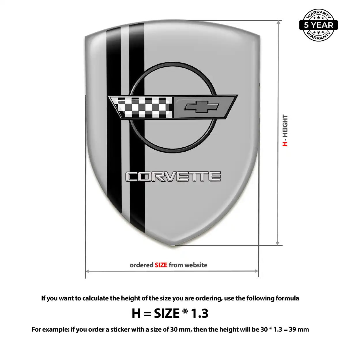 Chevrolet Corvette Emblem Sleek Style