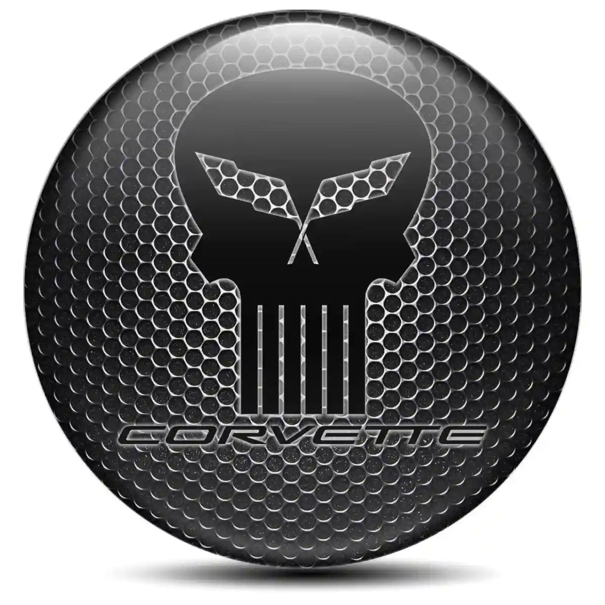 Chevrolet Corvette Emblem Wheel Center Caps Premium Quality