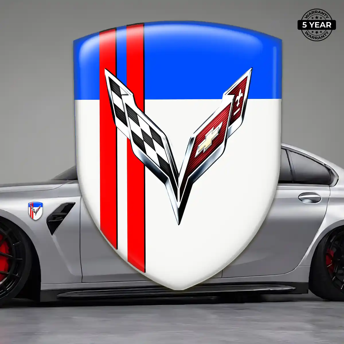 Chevrolet Corvette Logo Badge Prestige Line