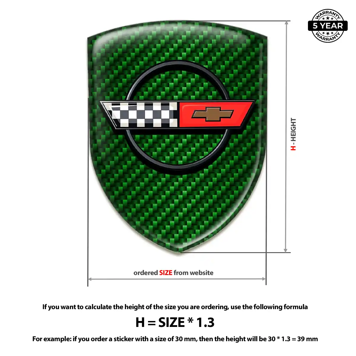Chevrolet Corvette Logo Badge Refined Design