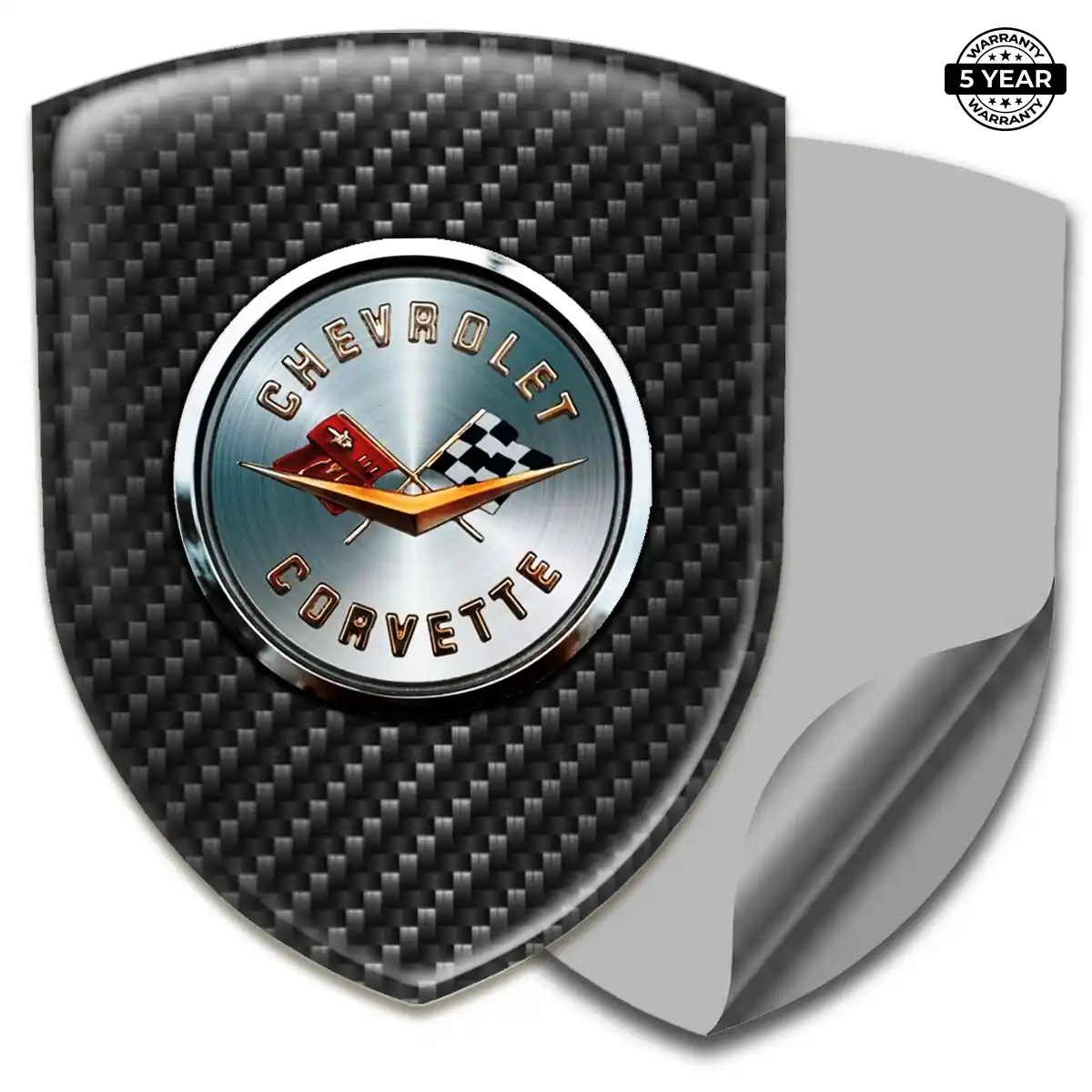 Chevrolet Corvette Logo Badge Sleek Style