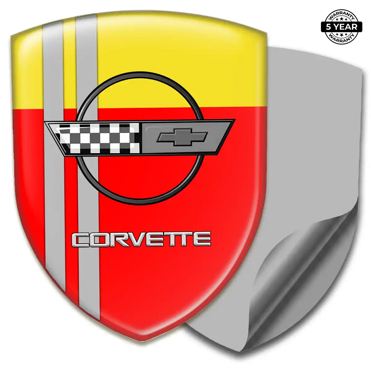 Chevrolet Corvette Logo Emblem Elite Finish