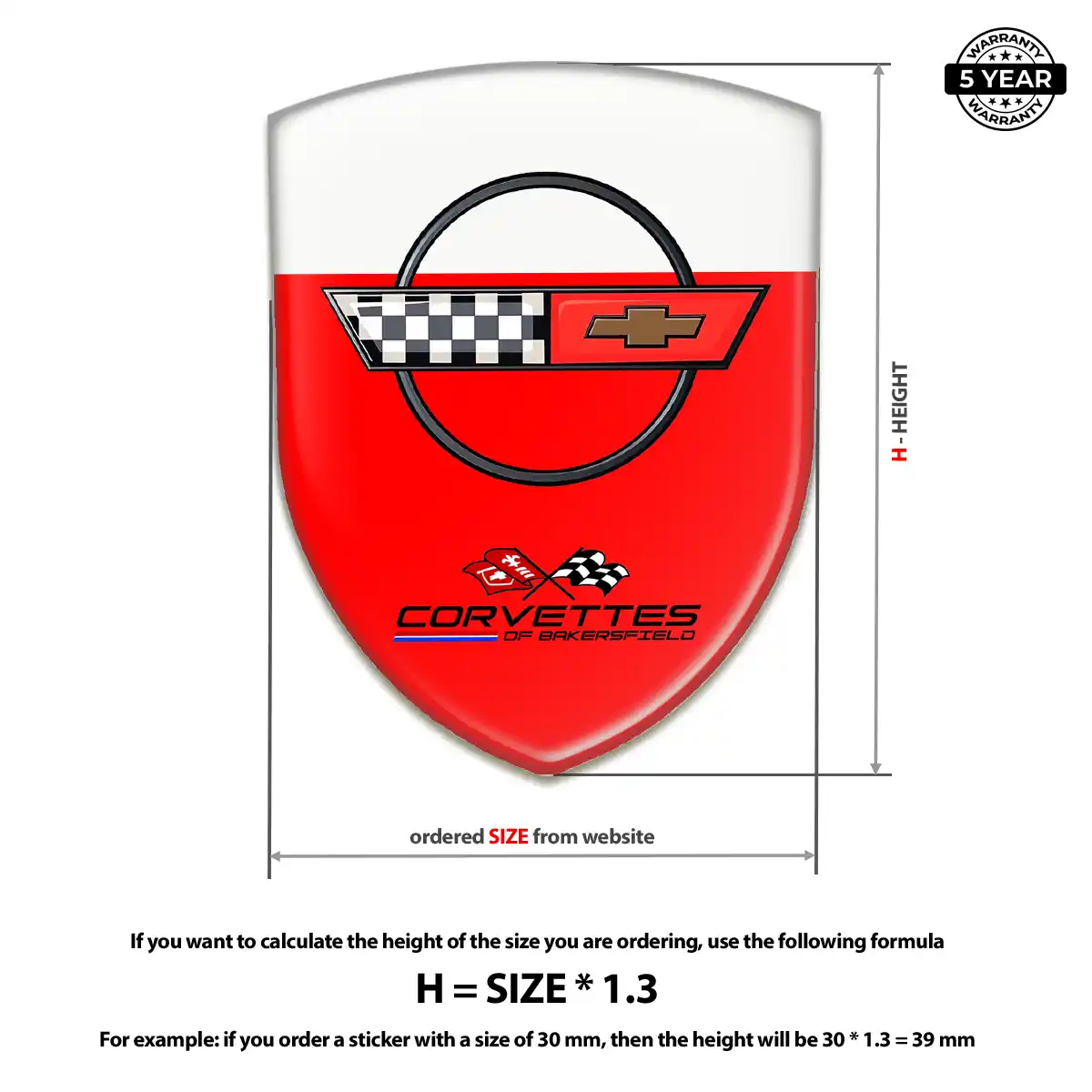 Chevrolet Corvette Logo Emblem Signature Grade