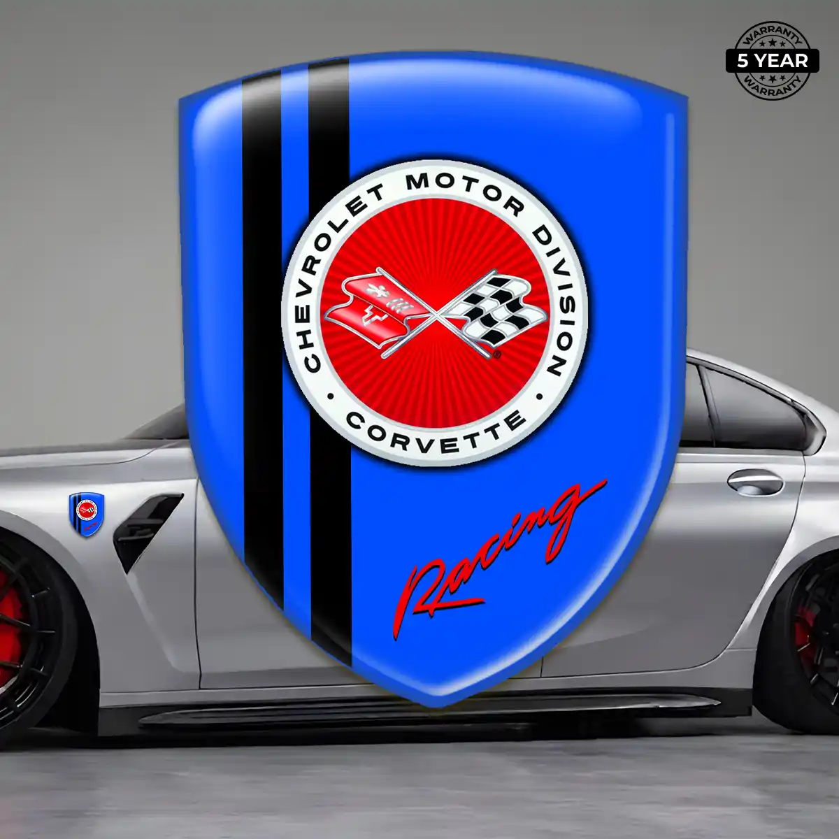 Chevrolet Corvette Logo Emblem Sleek Style