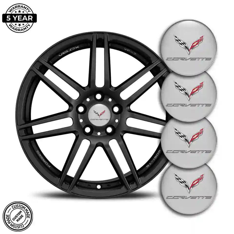 Chevrolet Corvette Logo Silicone Badge Premium Edition