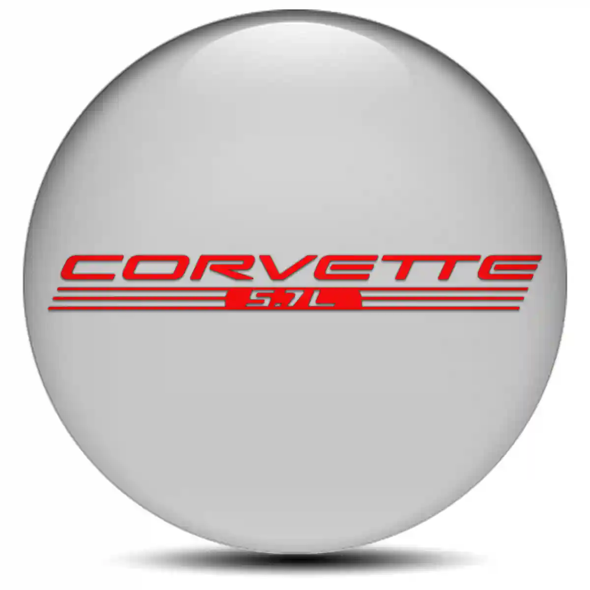 Chevrolet Corvette Logo Silicone Emblem High Quality