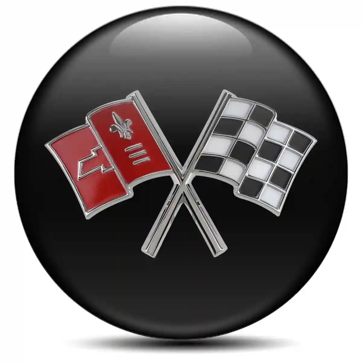 Chevrolet Corvette Logo Silicone Emblem Stylish Design