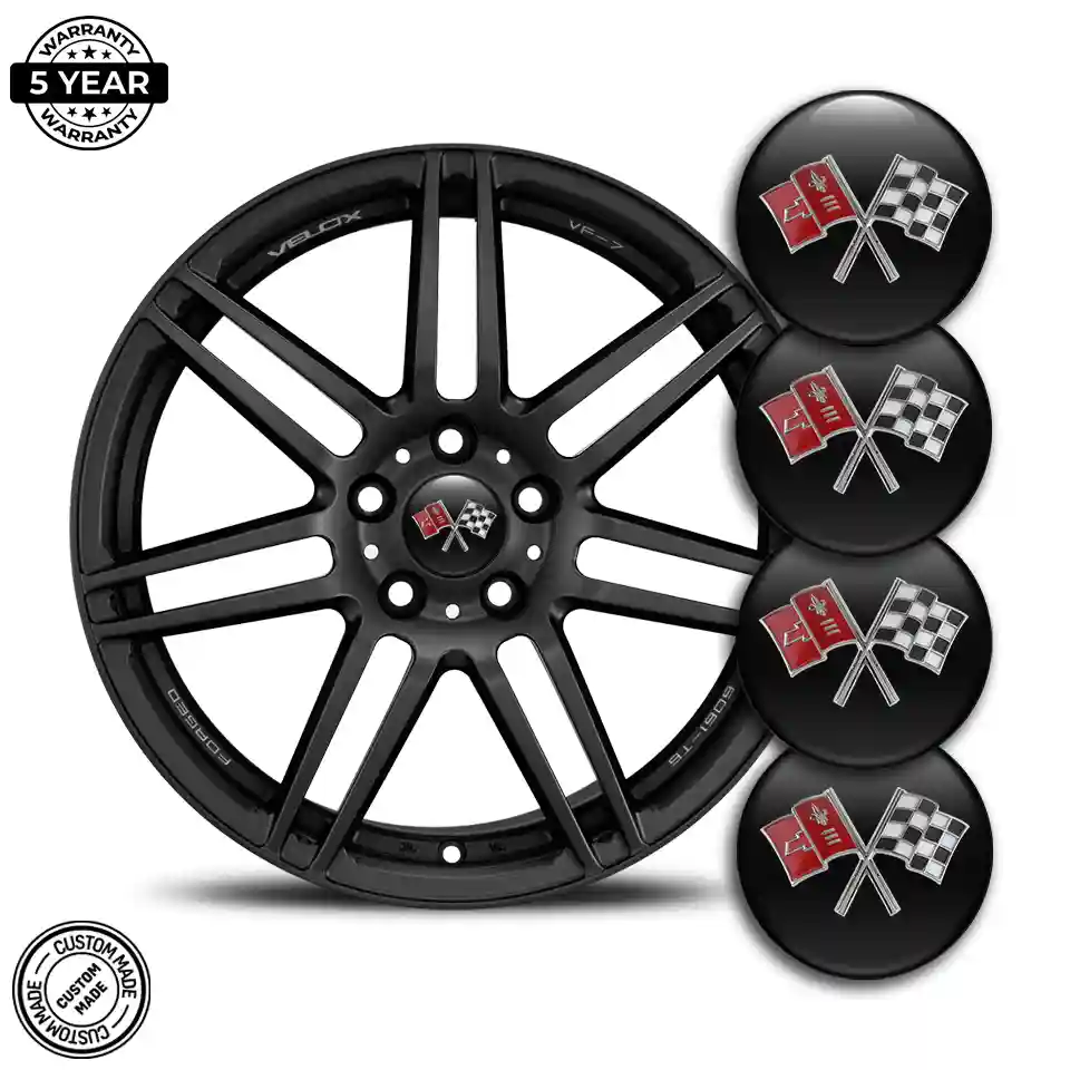 Chevrolet Corvette Logo Silicone Emblem Stylish Design