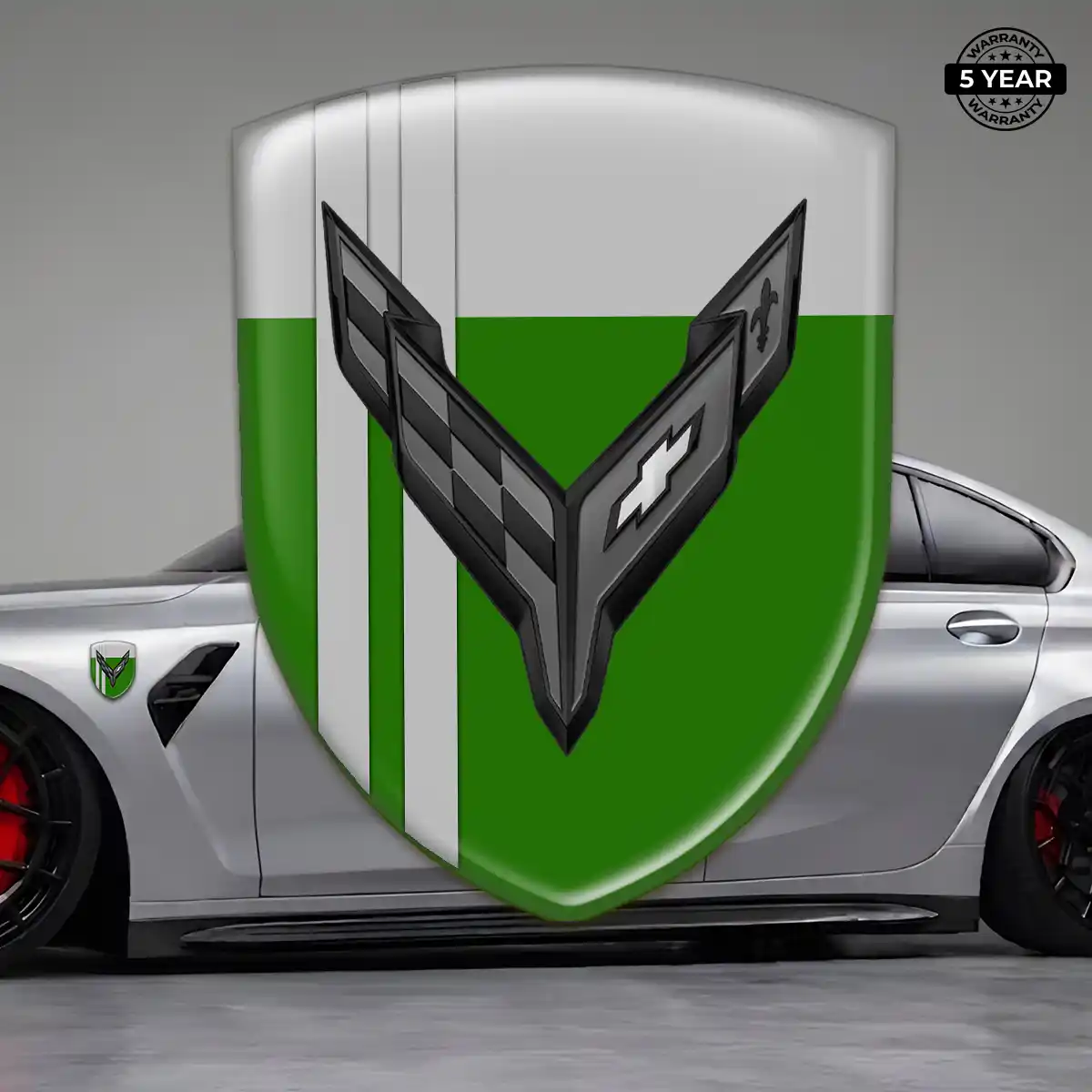 Chevrolet Corvette Logo Sticker Elite Finish