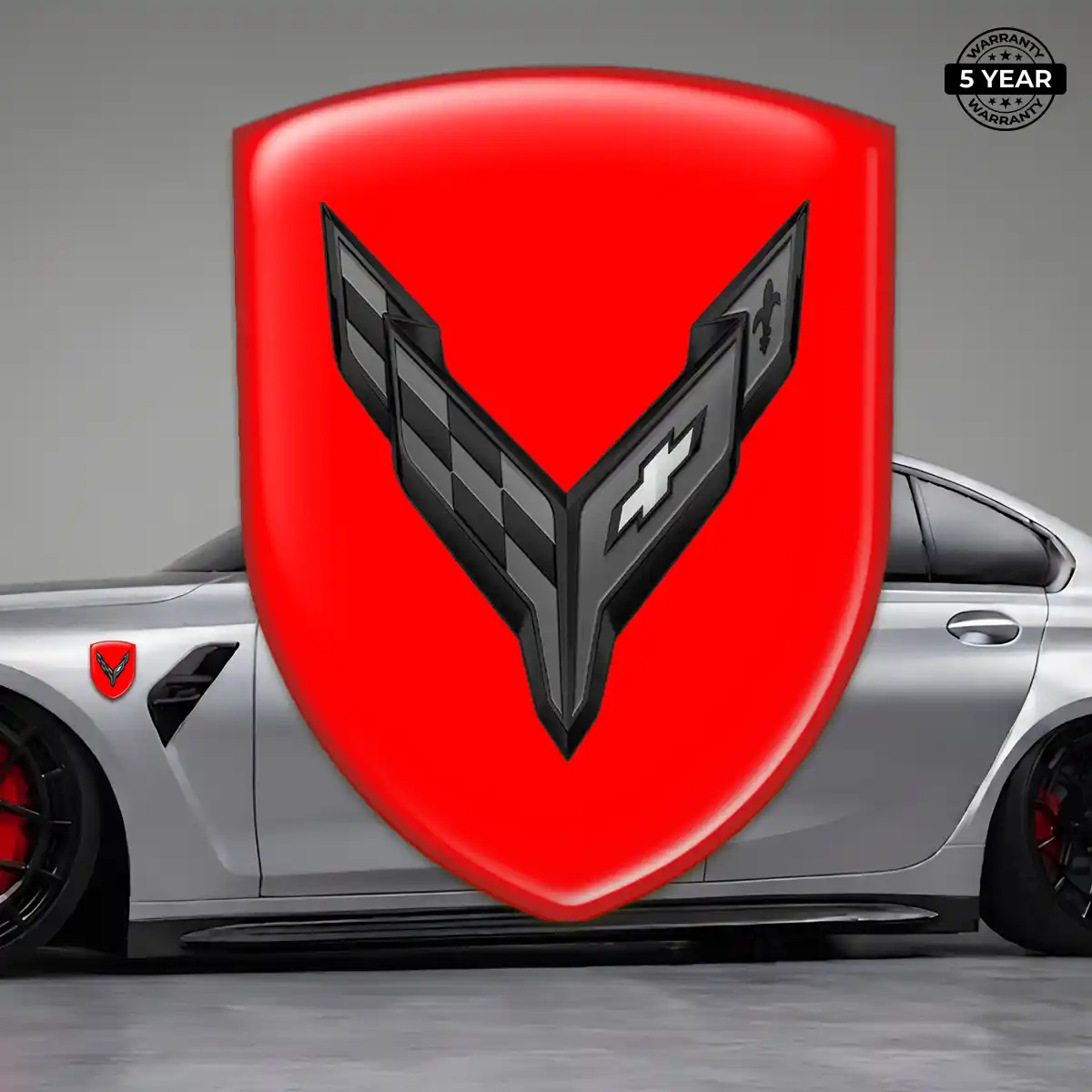 Chevrolet Corvette Logo Sticker Prime Quality