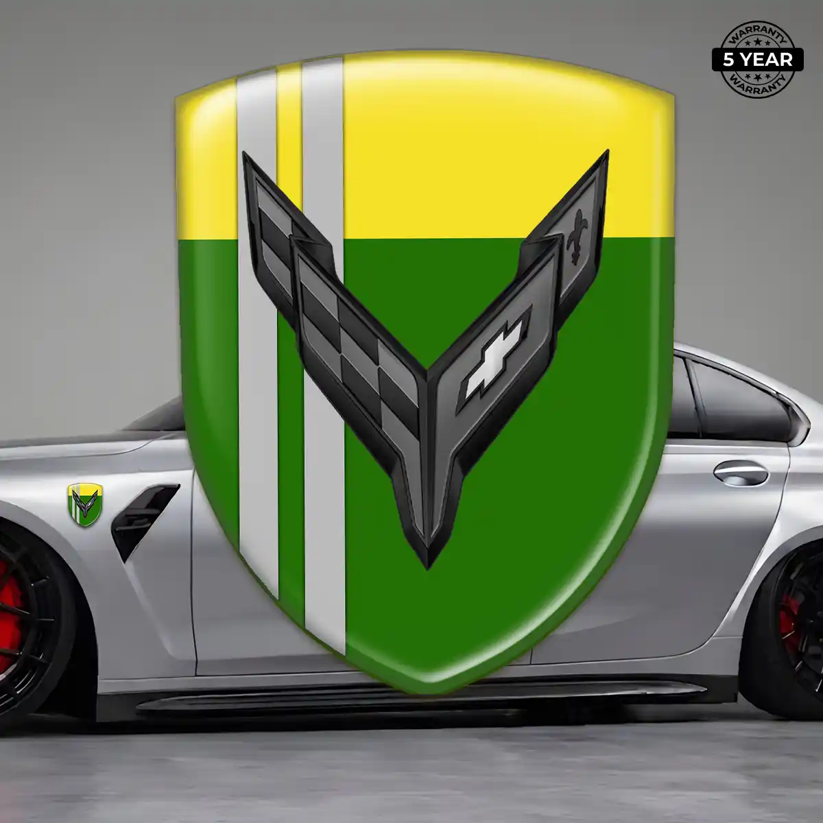 Chevrolet Corvette Logo Sticker Signature Grade