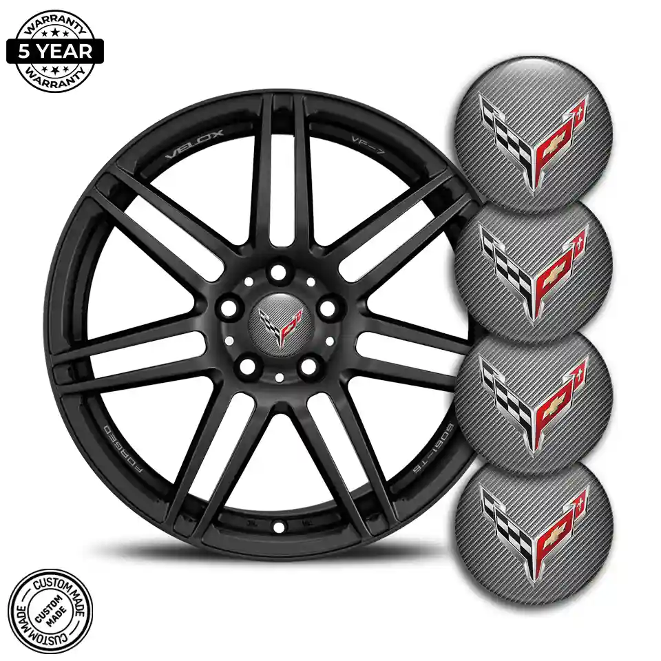 Chevrolet Corvette Logo Sticker Stylish Design