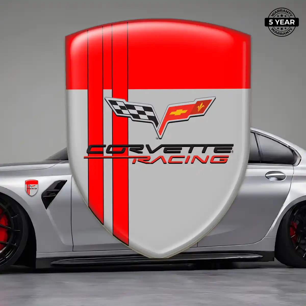 Chevrolet Corvette Logo Sticker Superior Craft