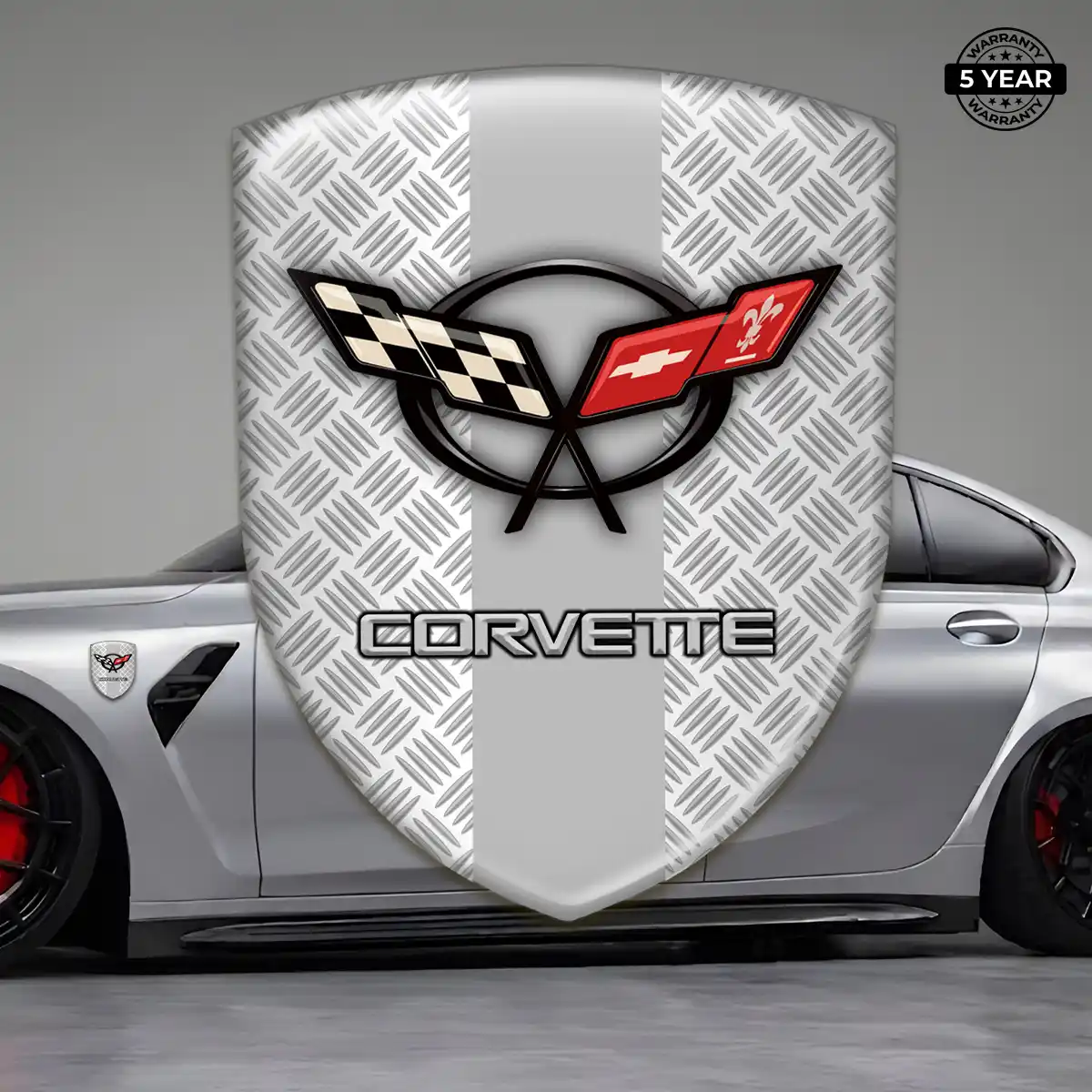 Chevrolet Corvette Resin Badge Sticker Prestige Line