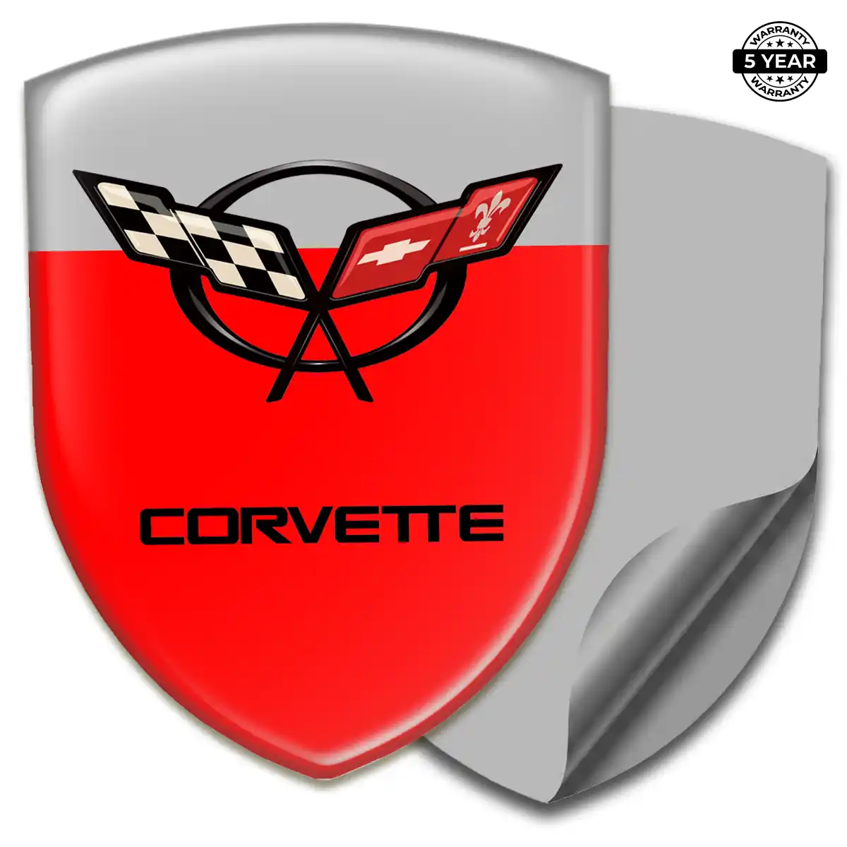 Chevrolet Corvette Resin Badge Sticker Prime Quality