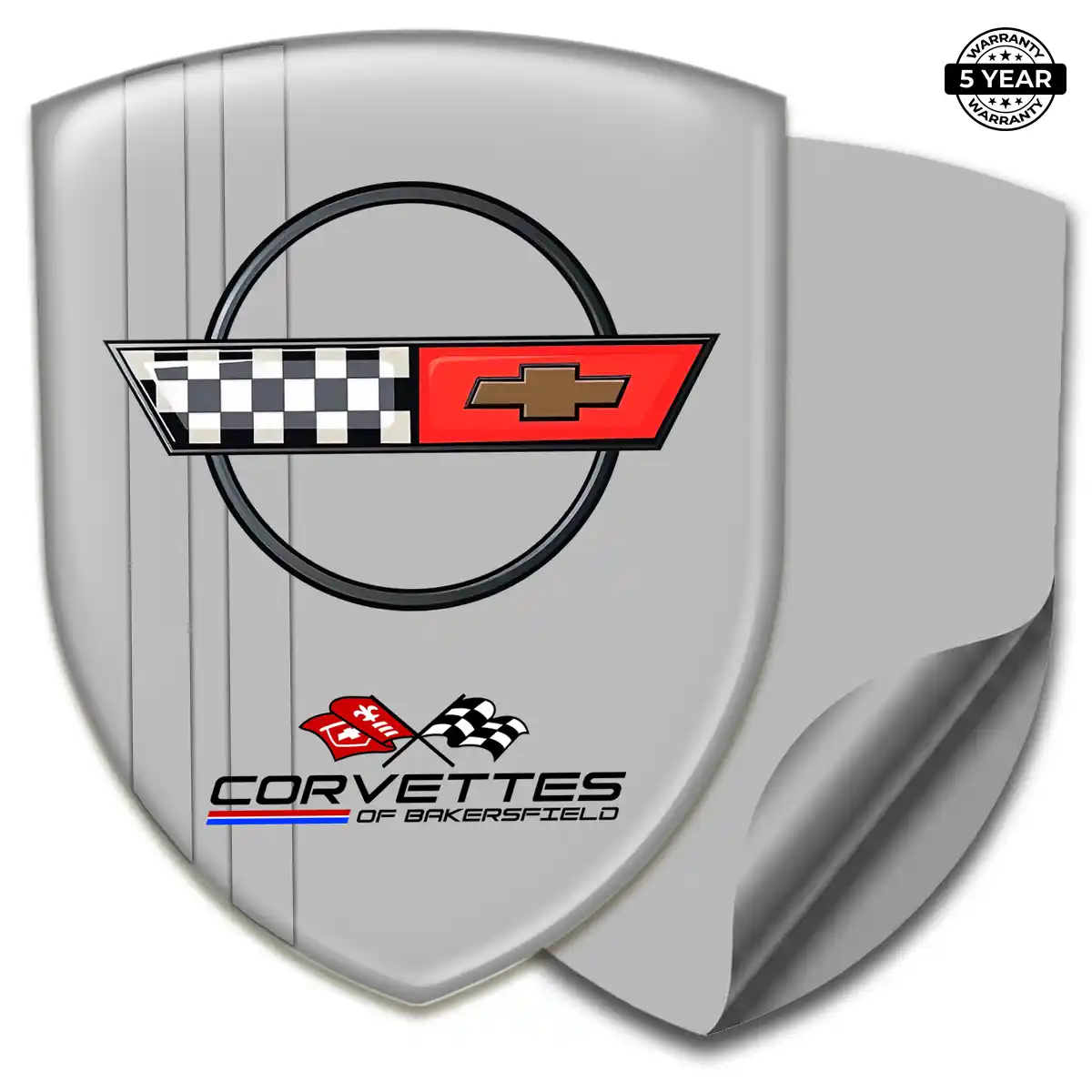 Chevrolet Corvette Resin Emblem Sticker Signature Grade