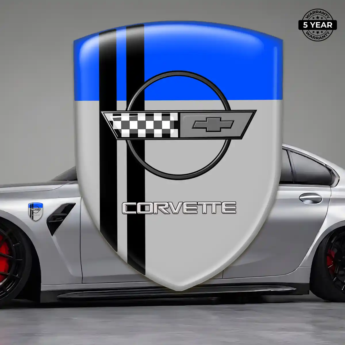 Chevrolet Corvette Self Adhesive Emblem Sticker Prime Quality