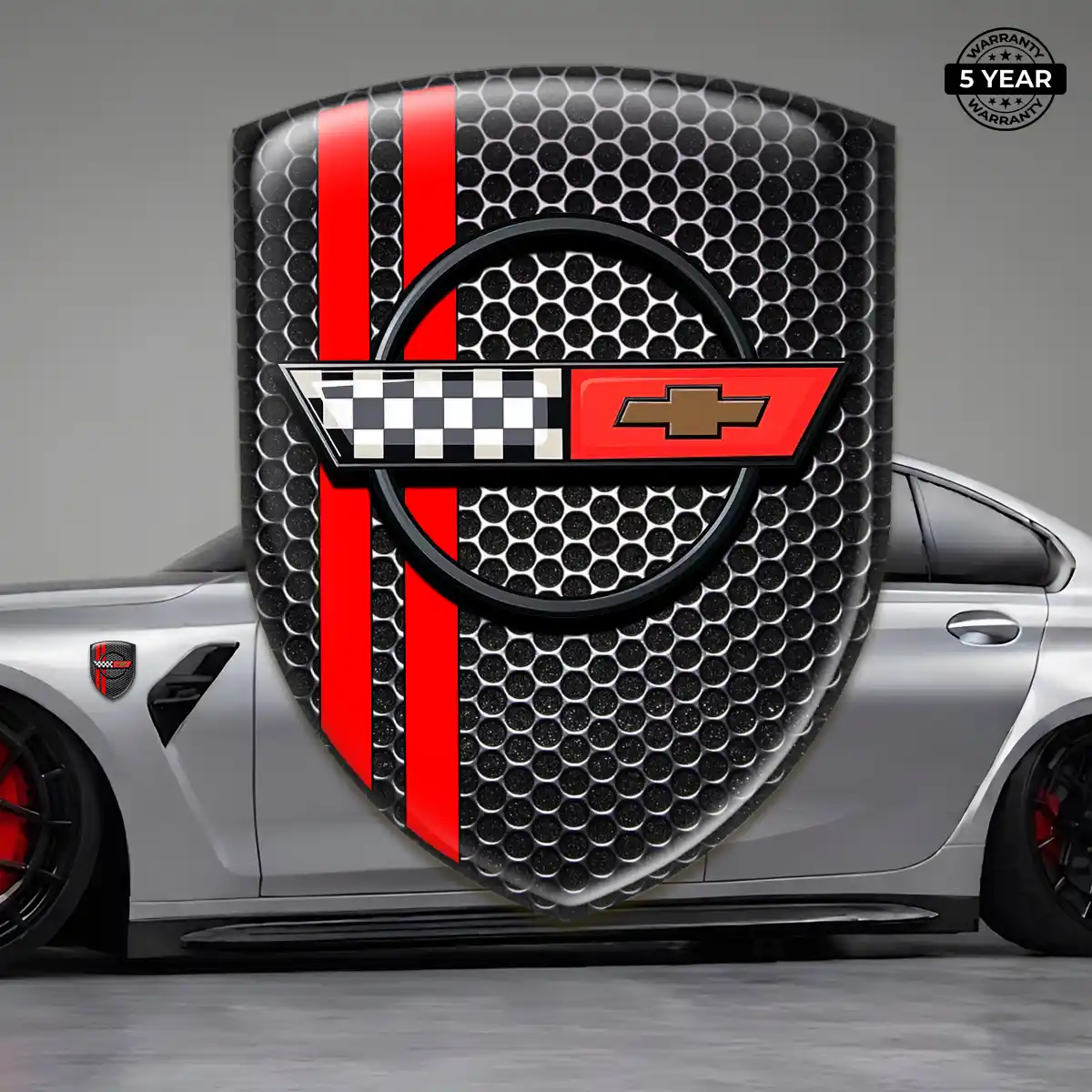 Chevrolet Corvette Silicone Badge Refined Design