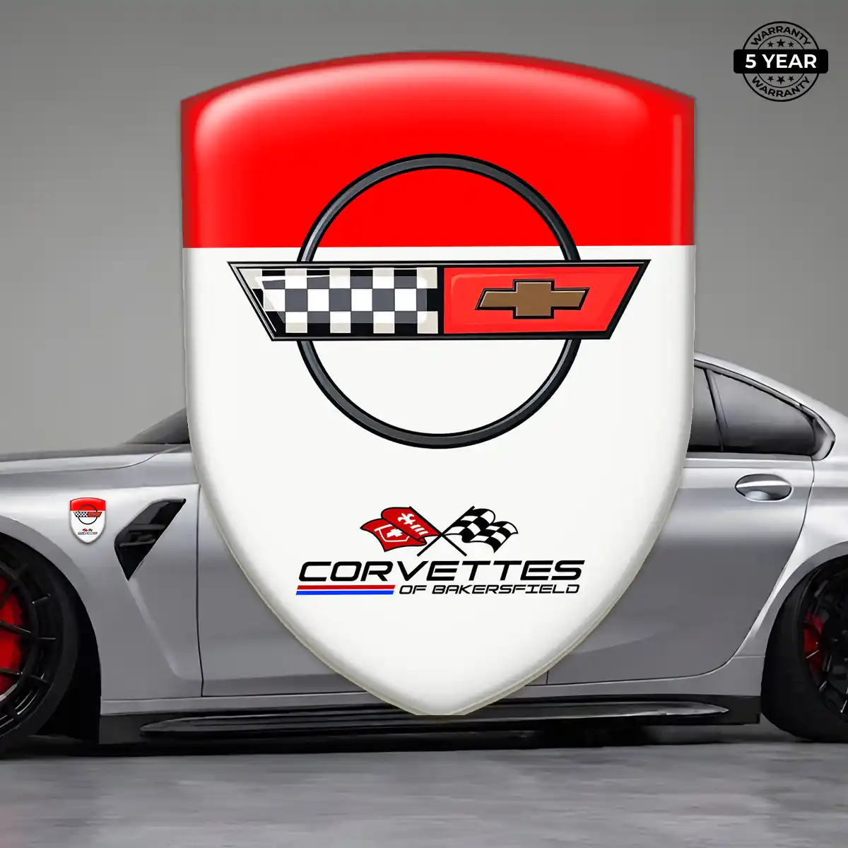 Chevrolet Corvette Silicone Emblem Elite Finish