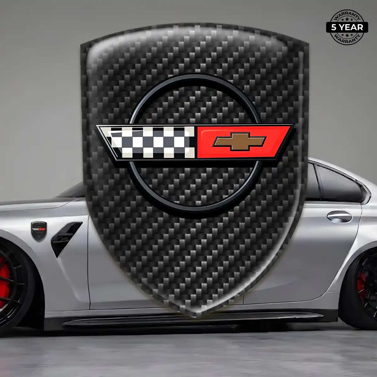 Chevrolet Corvette Silicone Emblem Prime Quality