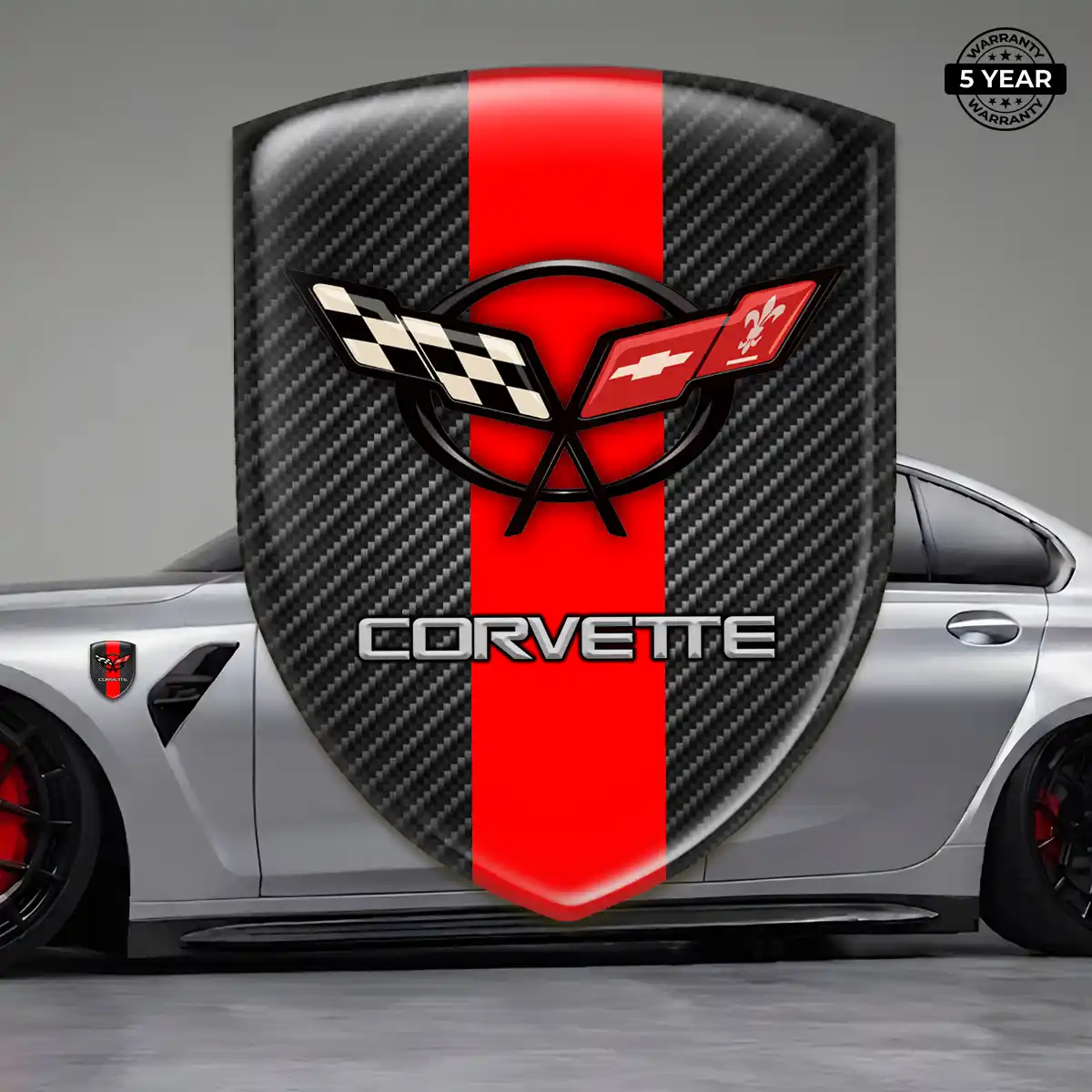 Chevrolet Corvette Silicone Emblem Signature Grade