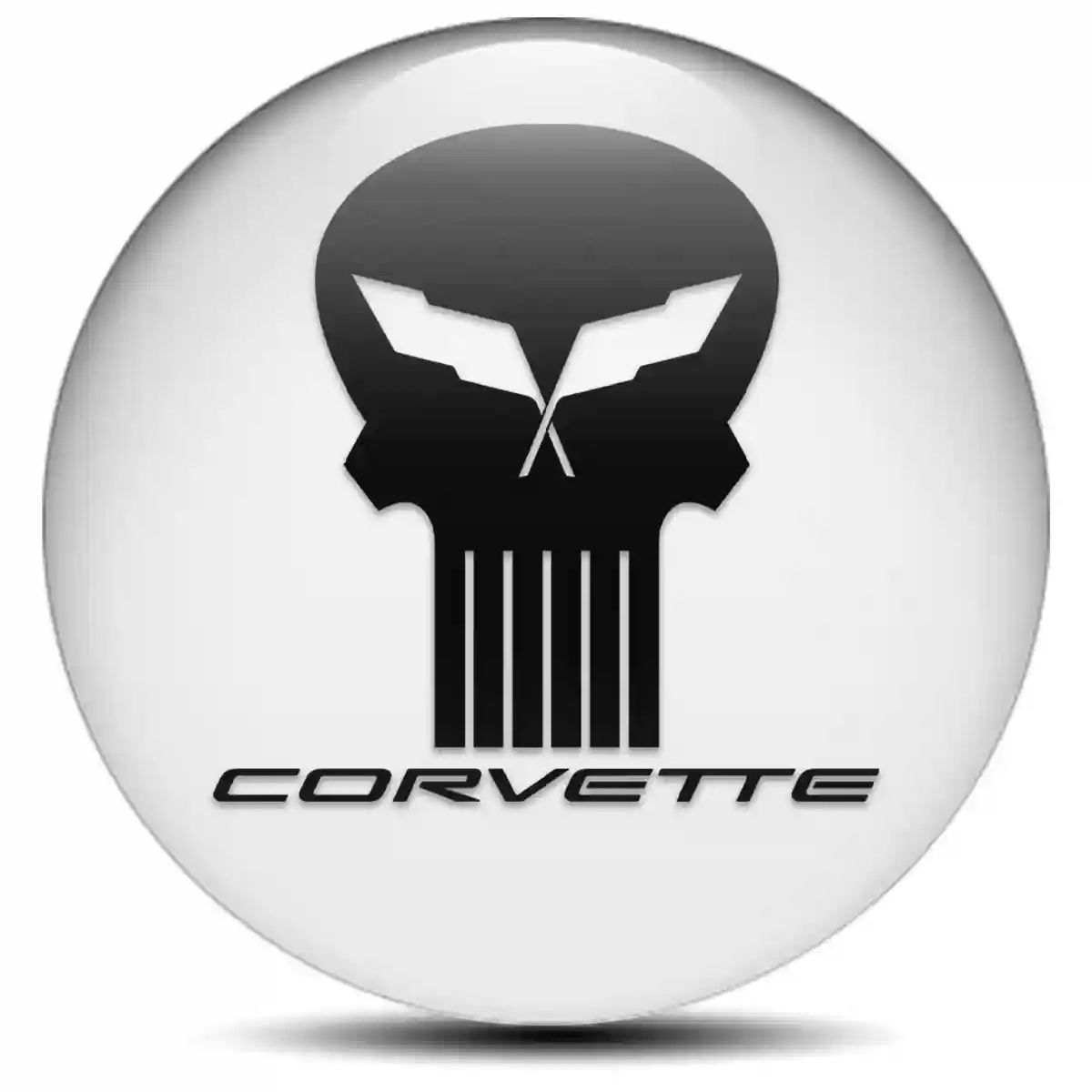 Chevrolet Corvette Silicone Emblem Stylish Design