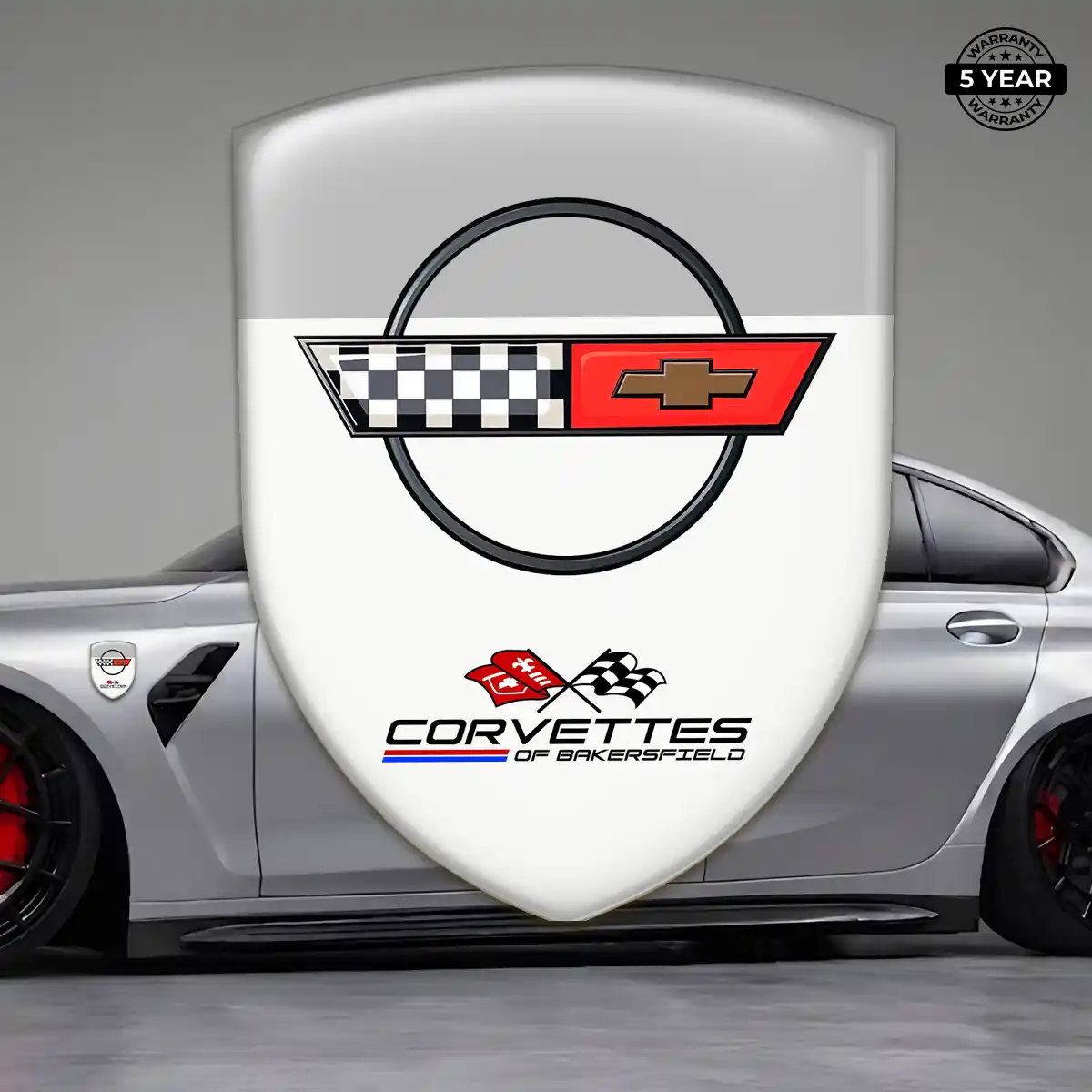 Chevrolet Corvette Silicone Sticker Elite Finish
