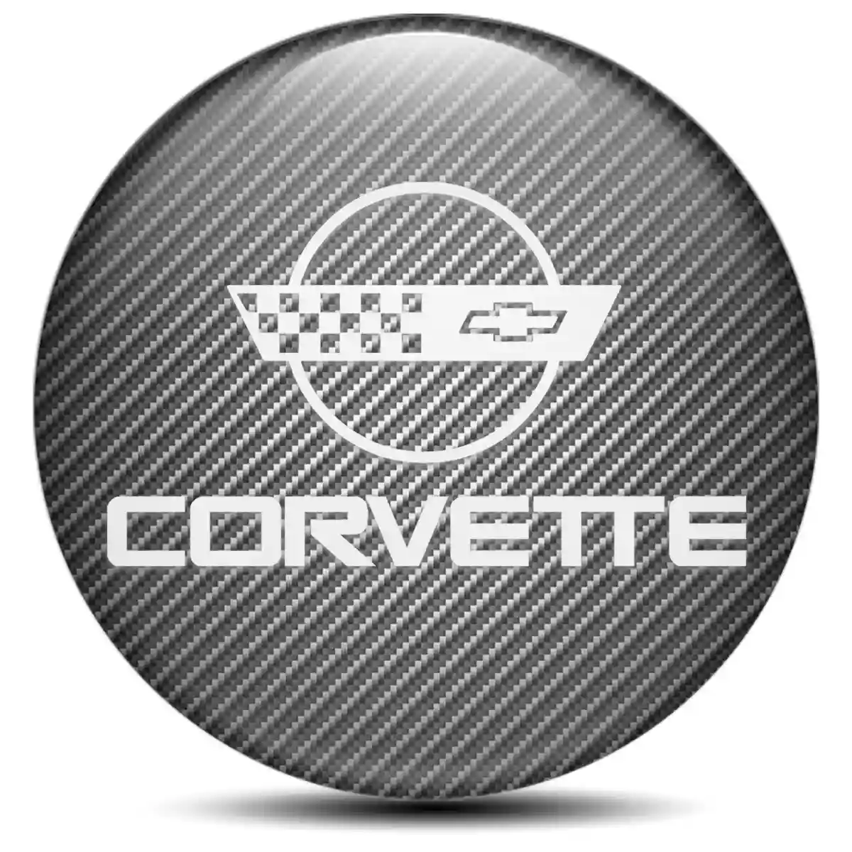 Chevrolet Corvette Silicone Sticker Premium Quality