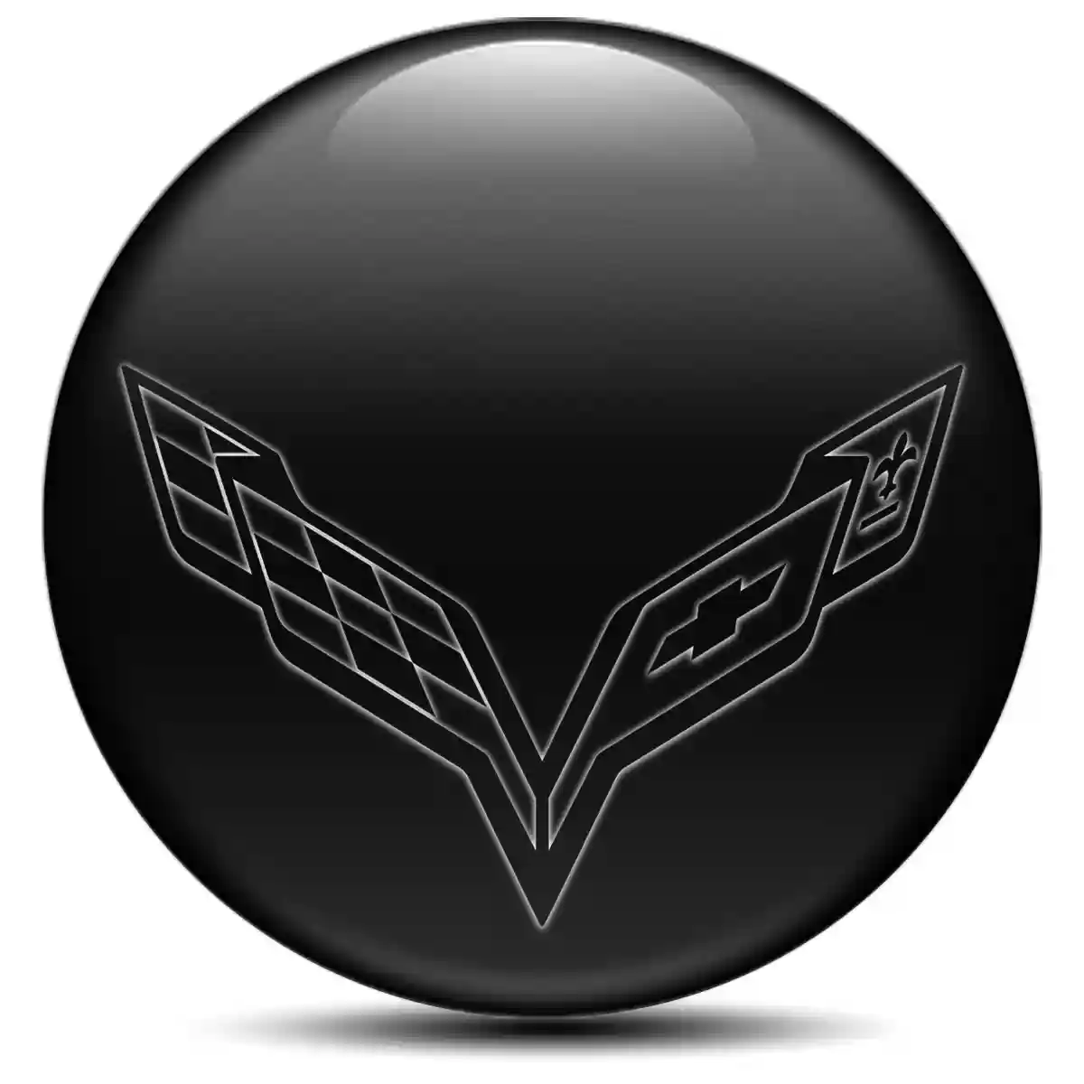 Chevrolet Corvette Silicone Sticker Self-Adhesive Premium Edition