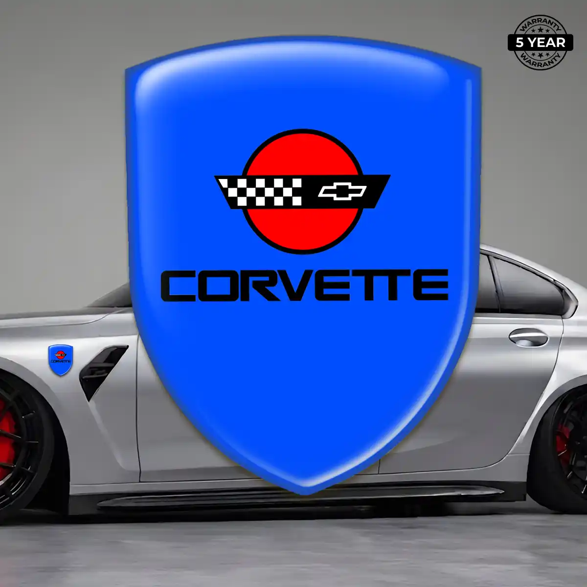 Chevrolet Corvette Silicone Sticker Superior Craft
