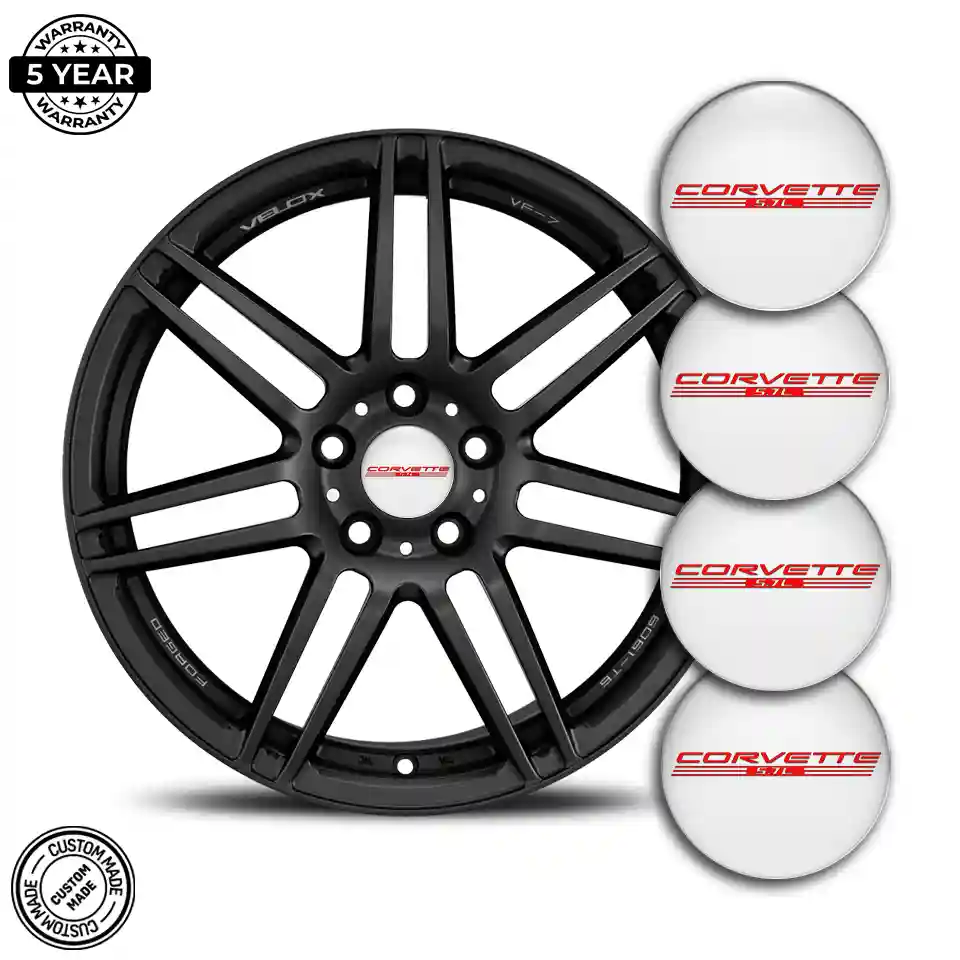 Chevrolet Corvette Sticker Epoxy 3D Gel Limited Edition