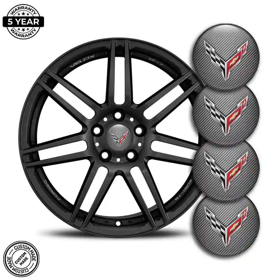 Chevrolet Corvette Sticker Epoxy 3D Gel Stylish Design