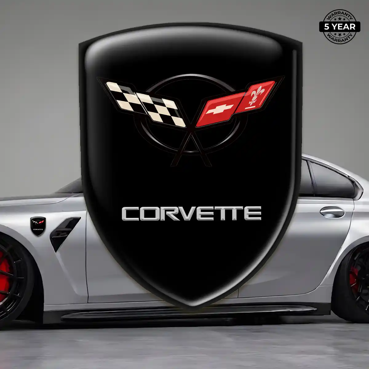 Chevrolet Corvette Sticker Refined Design