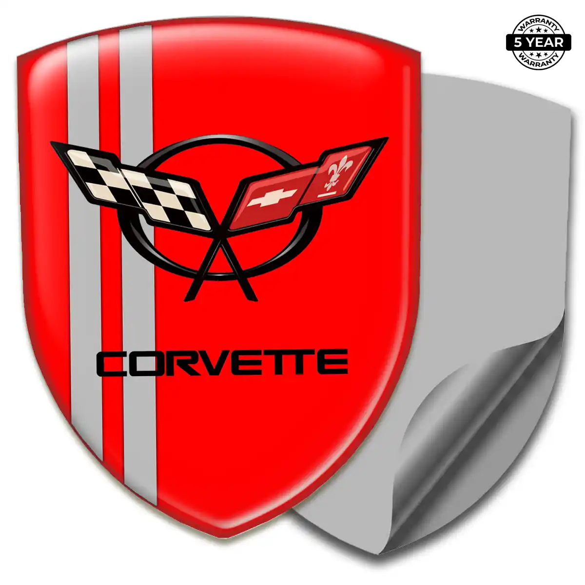 Chevrolet Corvette Sticker Superior Craft
